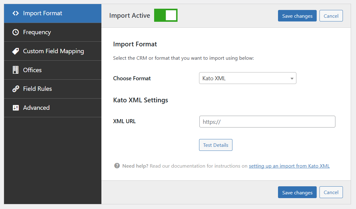 New Kato property import