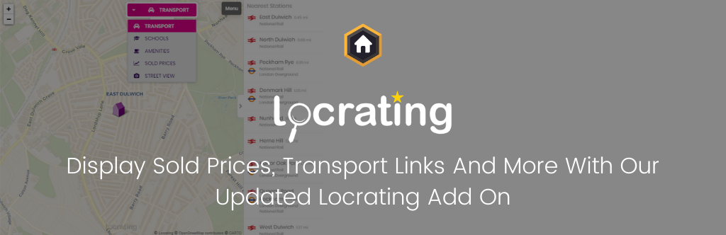 Now Display Sold Prices, Transport Links And More With Our Updated Locrating Add On