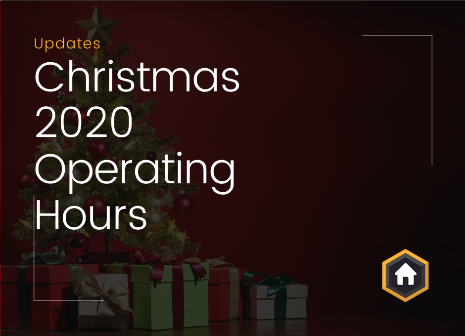 Christmas 2020 Operating Hours