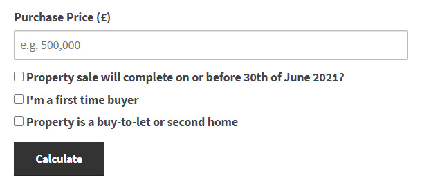 Stamp Duty Calculator