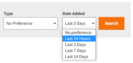 Property Date Added Filter