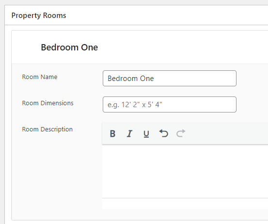 Room Description WYSIWYG