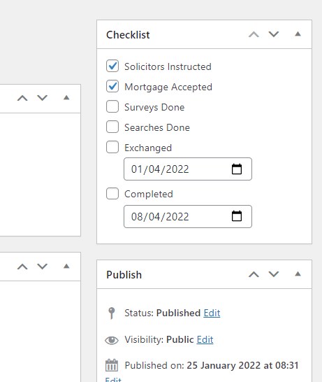 Sales Progression Checklist