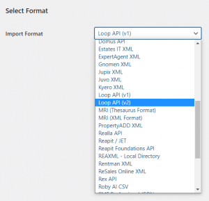 Support for Importing Properties via Version 2 of the Loop Software API ...