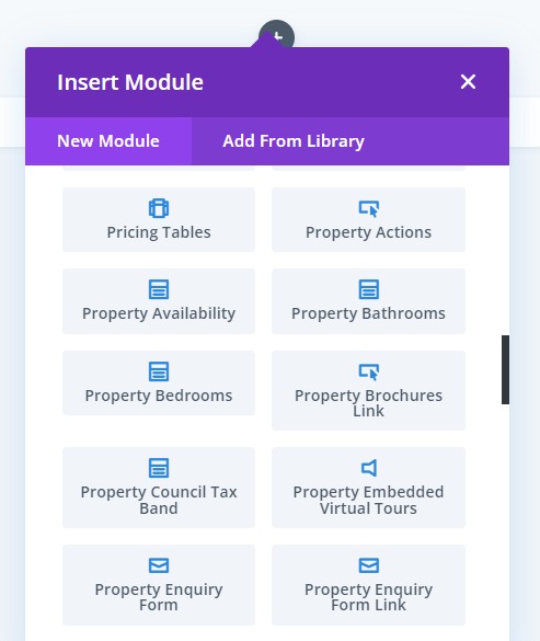 Divi property details build