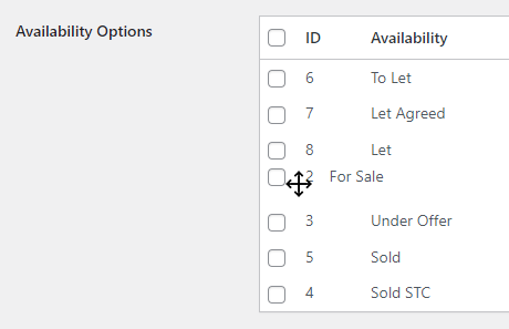 Drag and Drop to Reorder Property Hive Custom Fields