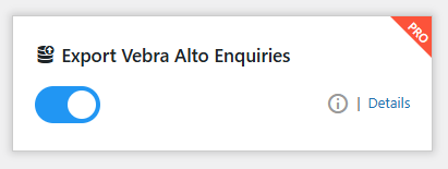 Activating the Vebra Alto enquiry export feature in Property Hive